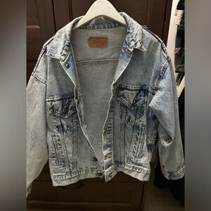Vintage 80s Levis Acid Wash Trucker Jacket